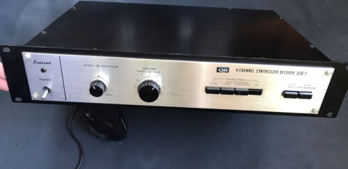 Sansui qsd quadraphonic - qs,