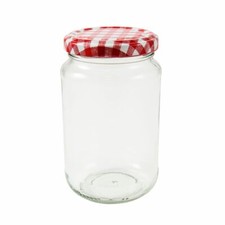 Glass Jam Jars 1lb x 100 Red