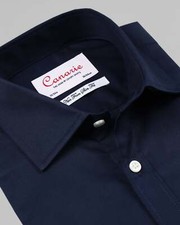 Men's Formal Shirt Navy Twill