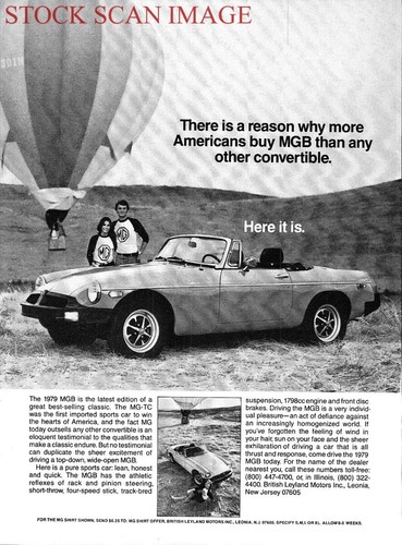 1979 advert mgb - advert,