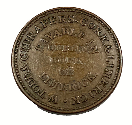 1834 ireland dublin - ireland, copper