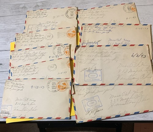 Nine ww2 soldier letters - nine,
