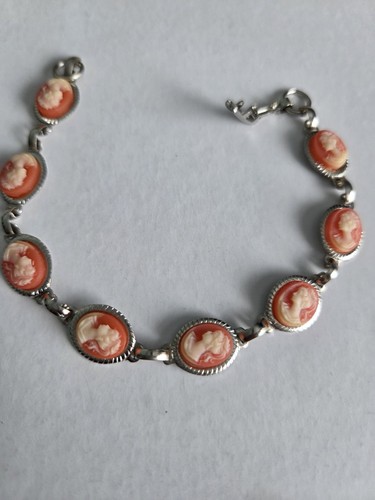 Vtg nos silver - tone, orange
