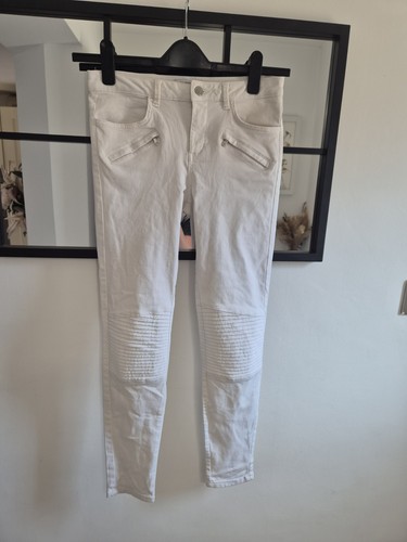 Zara basic white skinny - white, jeans