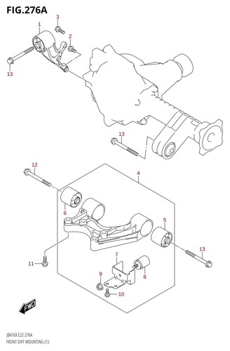 Suzuki genuine bolt - bolt, 12x90