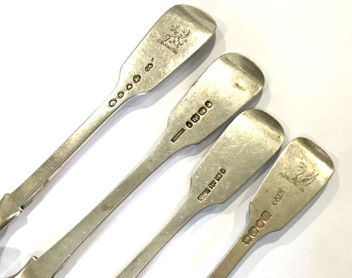 Job lot antique silver - lot, x