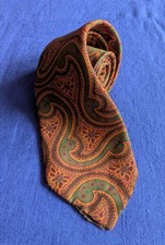Ancient madder silk tie in