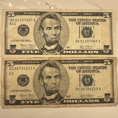 United states dollars - states, x2