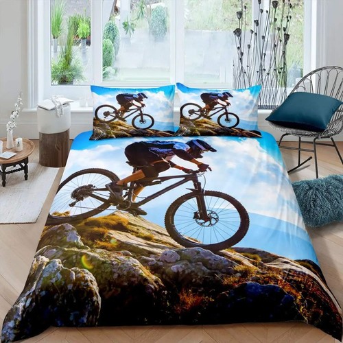 Cross country cycling quilt - cross-country,