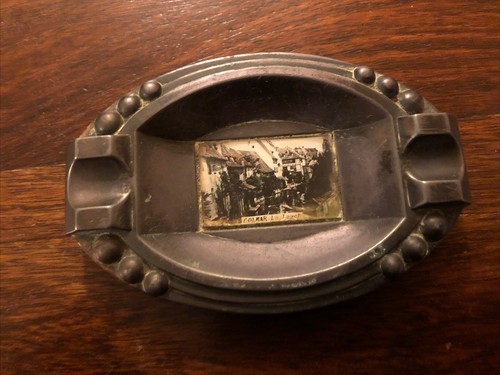 Pewter french ash tray - french, picture