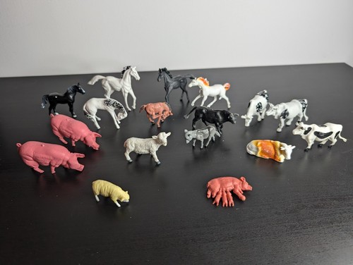 Farm animals x17 - x17, bundle