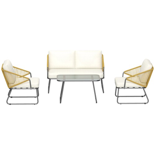 Outsunny piece rattan garden - piece,