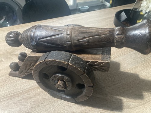 Vintage large wooden - large, 17”