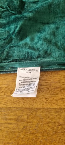 Laura ashley velvet - velvet, teal