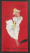 ADKIN-A LIVING PICTURE 1897 (THESE CARDS BACK)-#04- ADA HEATH