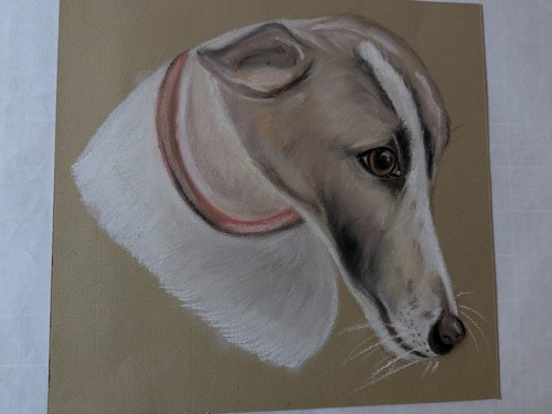 Original pastel portrait - original,