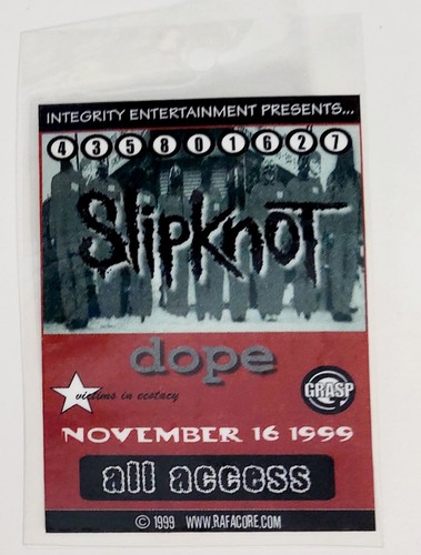 1999 slipknot dope all - 1999,