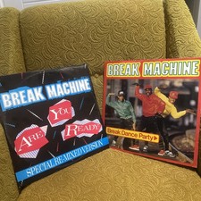 BREAK MACHINE 2 X 12” JOBLOT inc BREAK DANCE PARTY and ARE YOU READY  EX VINYL