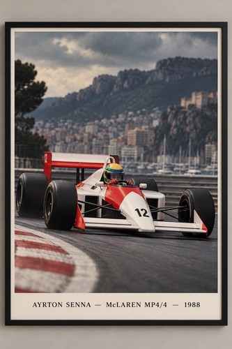 Ayrton senna mclaren mp4 - mclaren, mp4/4