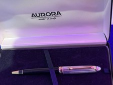 Aurora Sterling Silver 925 Hallmarked Ball Point Pen.