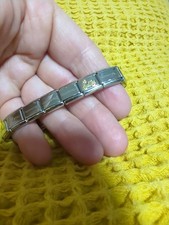 Nomination Bracelet 17-Link Chain with Golden Colour Scooter Charm 