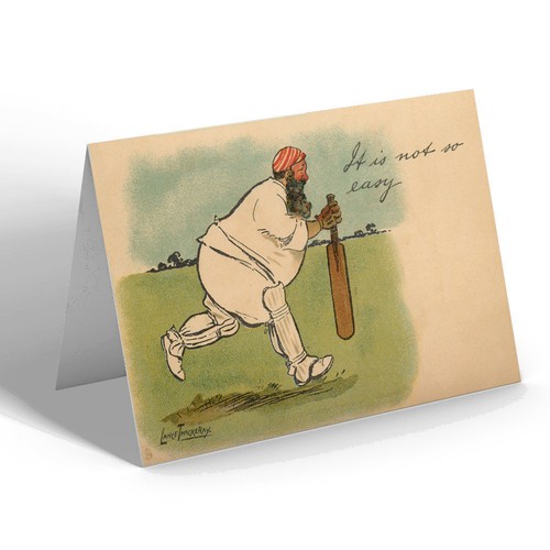 Notelet vintage cricket - -,