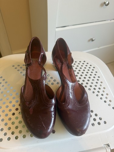 Camper burgundy leather - burgundy,