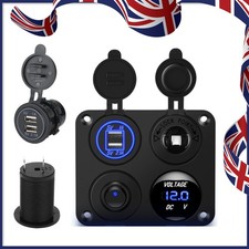 4 Gang 12V/24V Inline Fuse Box