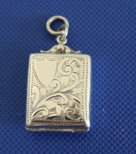 Antique sterling silver stamp - antique,