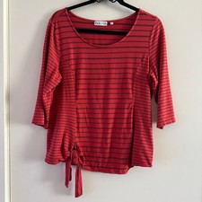 Habitat Striped Top Red Scoop