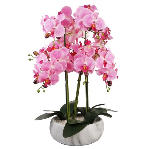 Artificial orchid 60cm - orchid, pink