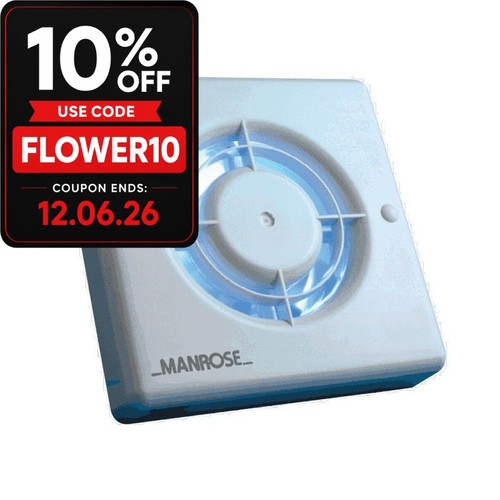 Manrose extractor fan toilet - extractor,