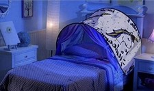 Pop Up Magical Unicorn Bed Canopy Night Dream Screen Bed Tunnel Tent Age 3+