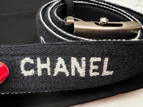 Authentic chanel cloth belt - belt, 80