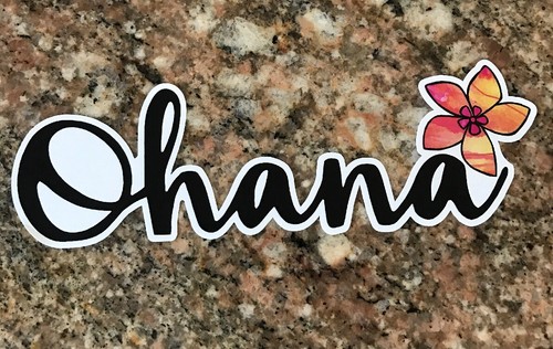 Ohana hawaii sticker - ohana,