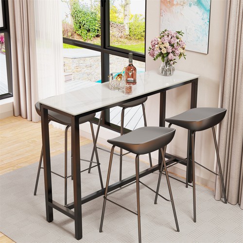 120cm long marble bar table - bar,