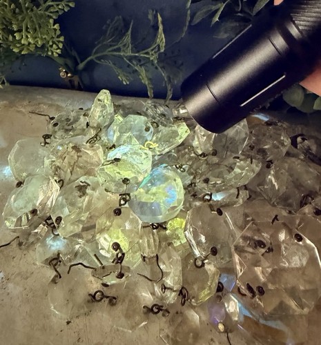 Antique chandelier crystals - crystals,
