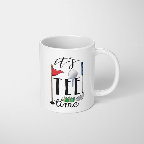 Its tee time golf mug - golf, funny