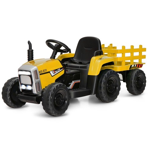 Kids ride tractor and - kids,