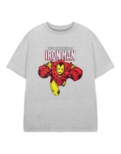 Marvel Grey Iron Man Short