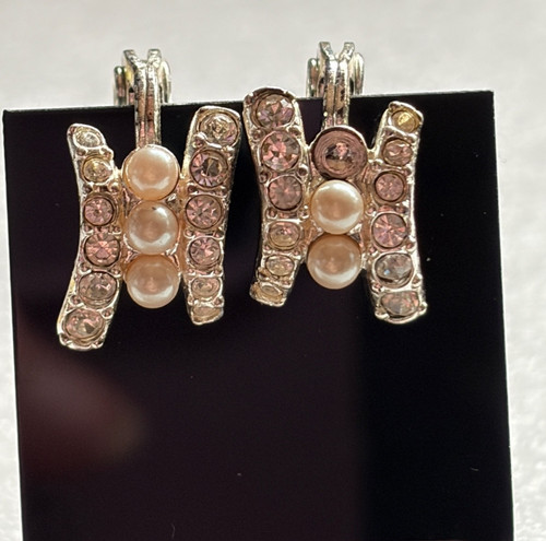 Money clip earrings silver - clip,