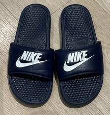 Navy Blue Nike Sliders Size UK