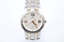 Vintage Maurice Lacroix Milestone 18K Gold/Steel Watch Quartz Working