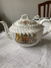 Regent China Teapot Coronation Edward V11 1902