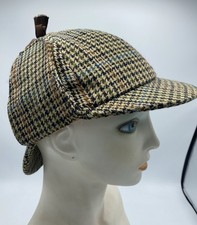 Vintage Tweed Deerstalker Hat