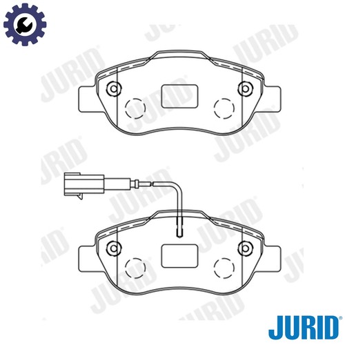 Brake pad set - set,