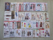 Sewing Patterns Bundle x 30 (New & Used) Vintage & Modern inc Vogue, Simplicity