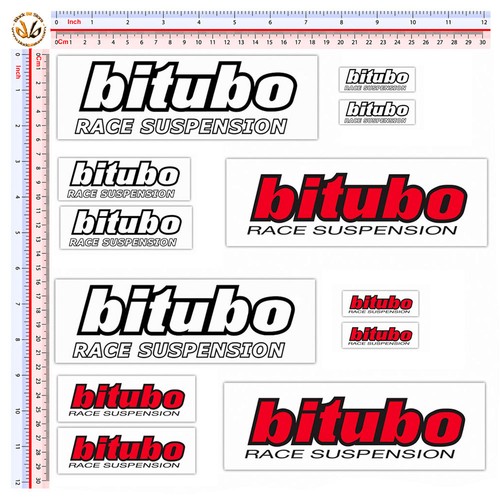 Twin tube stickers sticker