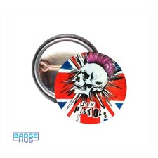 Sex Pistols Skull Punk Rock Band Button Badge | Pin Badge