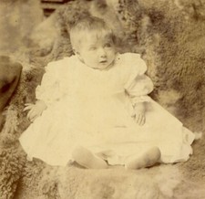 Antique cabinet card
